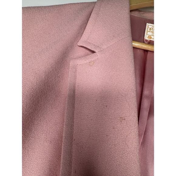 Vintage Pendleton Blazer Womens 16 Pink 100% Wool Jacket Country Sophisticates - Picture 3 of 8